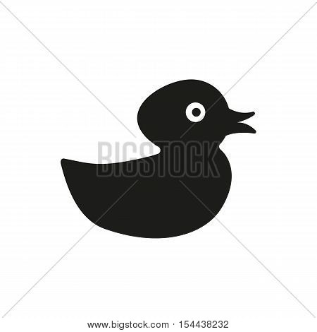 Duck icon. design. Toy and animal symbol. web. graphic. AI. app. logo. object. flat. image. sign. eps. art. picture - stock vector