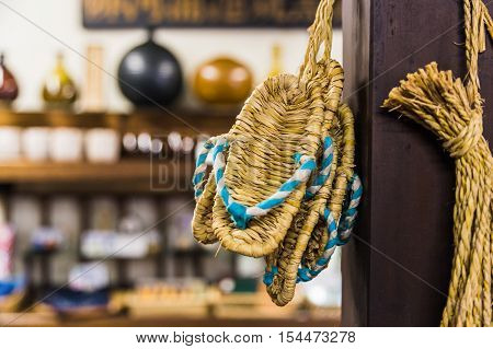 Zori - Traditional Japanese sandals made of rice straw