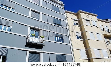 Detail Of A Building, Lisbon, Portugal