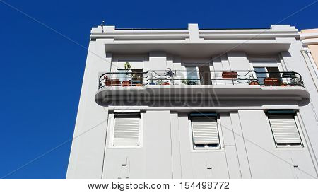 Detail Of A Building, Lisbon, Portugal