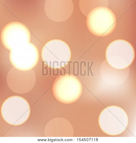 Vector sparkling bokeh illustration. Beautiful background for your design. EPS10