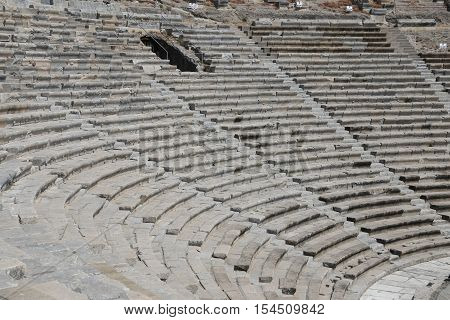 Theatre Of Halicarnassus In Bodrum, Turkey