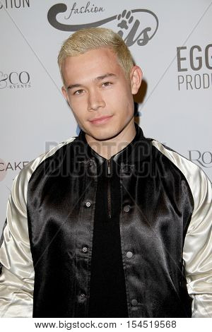 Colton Tran arrives at the 