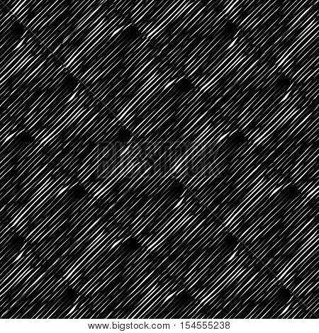 pattern with oblique white lines on black background