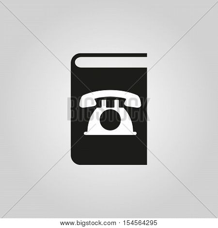 Phonebook icon. vector design. Telephone book symbol. web. graphic. 