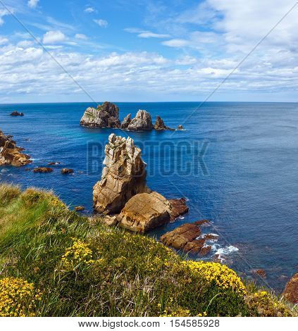 Arnia Beach Coastline Landscape.