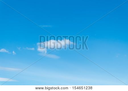 Blue Sky With Cloud