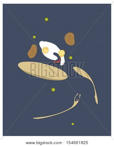 Surrealist vector illustration 