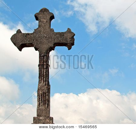 Old Concrete Cross