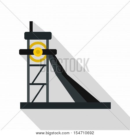 Equipment for washing rocks icon. Flat illustration of equipment for washing rocks vector icon for web