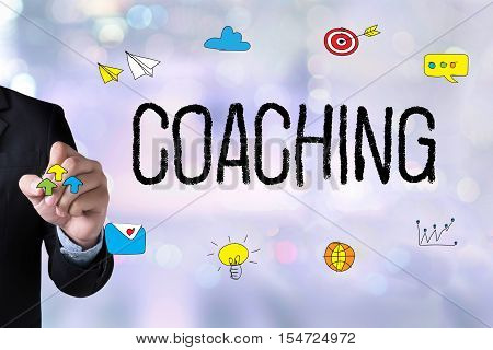 Coaching (guide Instructor Leader Manager Tutor )