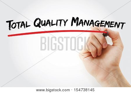 Hand Writing Total Quality Management