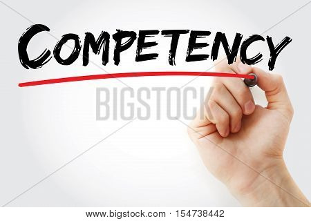 Hand Writing Competency With Marker
