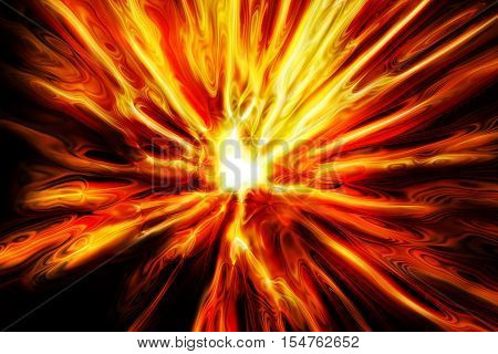 Abstract Fire Explosion Texture
