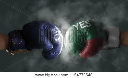 Italexit, Symbol Of A Referendum Eu Vs Italy