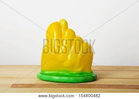 Hand-play. Wax Hand. Wax Hand Mold
