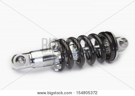 Shock absorber on a white background .