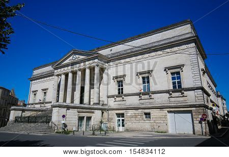 Palace Of Justice Of Angouleme, France.