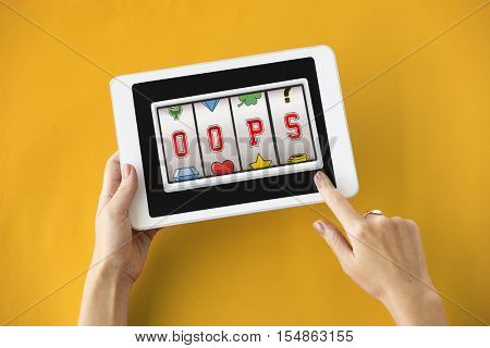 Oops Fail False Fault Mistake Regret Sign Sorry Concept