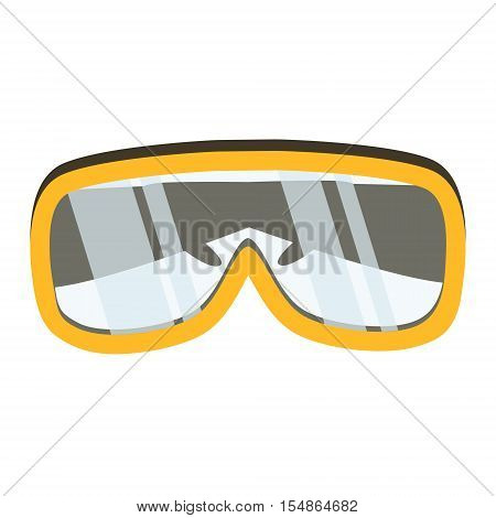 Safety glasses tool icon. Industrial or household instrument for general or utility purposes. Protective eyewear or goggles vector illustration