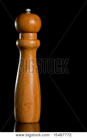 Dřevěné sůl nebo pepř mlýnek