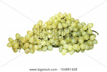 Bunch of grapes isolated on white background