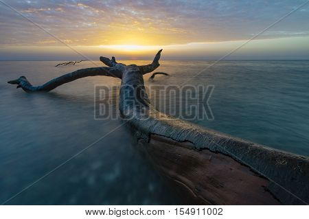 dynamic and romantic sunset over the Baltic Sea,Rugia Island,Germany,
beautiful sunrise