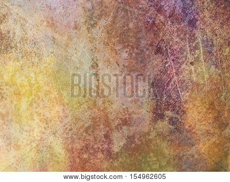 old cracked wall in colorful pastel tone background