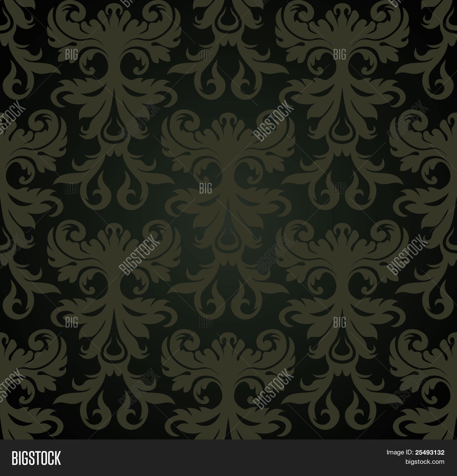 Seamless Damask Vector & Photo (Free Trial) | Bigstock