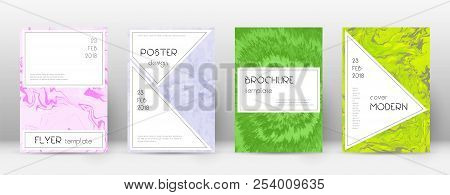 Abstract Cover. Decent Design Template. Suminagashi Marble Stylish Poster. Decent Trendy Abstract Co