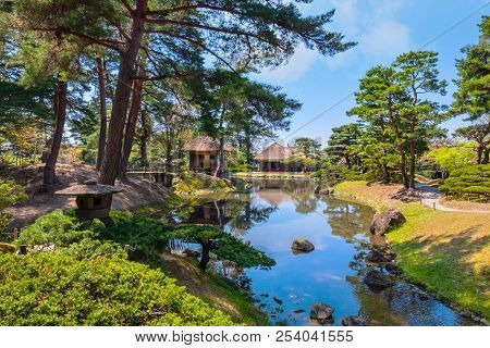 Tokyo, Japan - April 19 2018: Oyakuen Medicinal Herb Garden First Established In The 1380s, There Ar