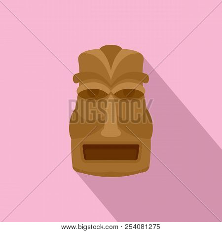 Hawaian Idol Icon. Flat Illustration Of Hawaian Idol Icon For Web Design