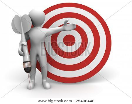 Darts. 3d