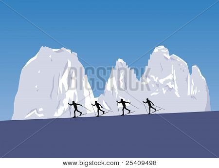 Dağlarda Kayak Nordic
