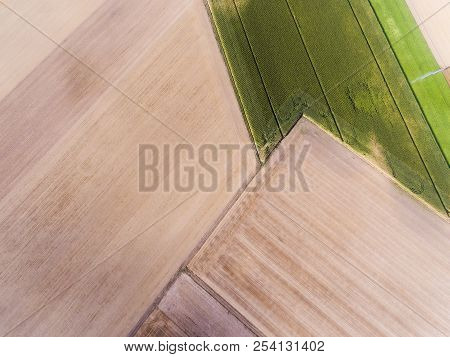 Shapes In The Field, Richarville, Essonne, France