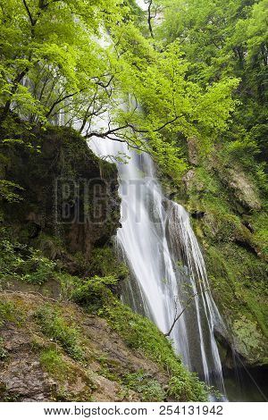 Waterfall In Autoire, Lot Department, Occitanie, France