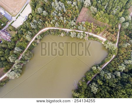 Bassin De Trevoix In Ollainville, Essonne, France