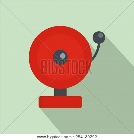 Ring Sirena Icon. Flat Illustration Of Ring Sirena Icon For Web Design