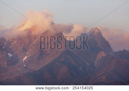 Beautiful landscape of Fann Mountains, Tajikistan