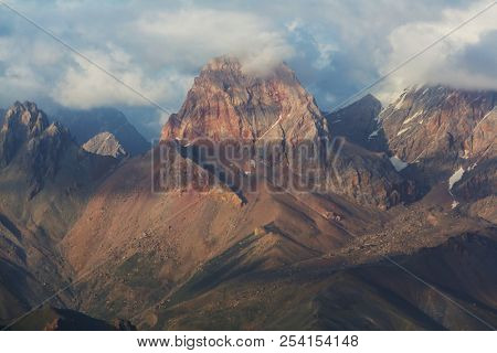 Beautiful landscape of Fann Mountains, Tajikistan