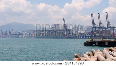 Kwai Tsing, Hong Kong, 02 May 2018:- Kwai Tsing Container Terminal