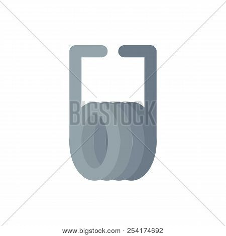 Short Spring Icon. Flat Illustration Of Short Spring Icon For Web Isolated On White