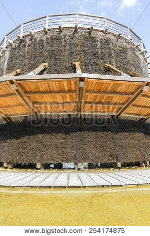 Wieliczka, Poland - June 20, 2018: Graduation Tower, Great Inhalatorium In The Resort Near Krakow. I