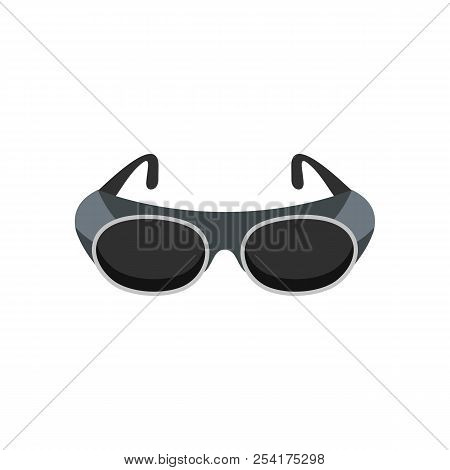 Welding Glasses Icon. Flat Illustration Of Welding Glasses Icon For Web Isolated On White