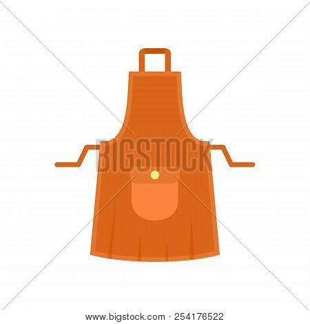 Housewife Apron Icon. Flat Illustration Of Housewife Apron Icon For Web Isolated On White