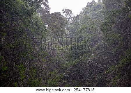 Landscape In Asia On A Cloudy Day