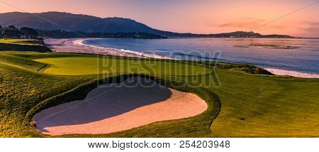 Pebble Beach Golf Course, Monterey, California, Usa