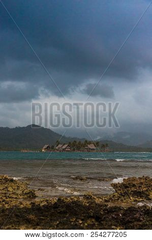 A Typical View In The San Blas Islands