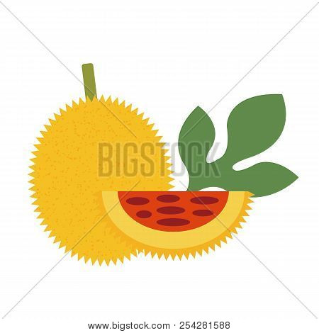Healthy Organic Gac Fruit, Colorful Tropical Nature Fresh Fruit Objects.