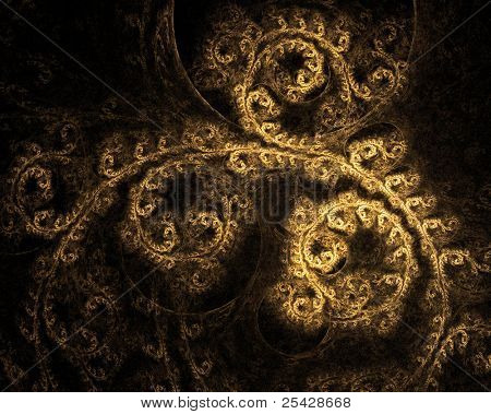 Prachtige sierlijke Vintage gouden textuur